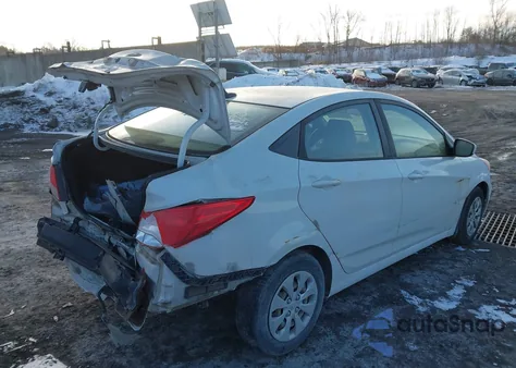 2017 Hyundai Accent Se from USA, damaged, VIN KMHCT4AE7HU365748